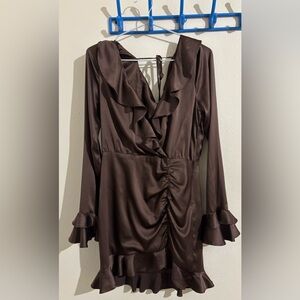 Majorelle Nellie Ruffle Mini Dress